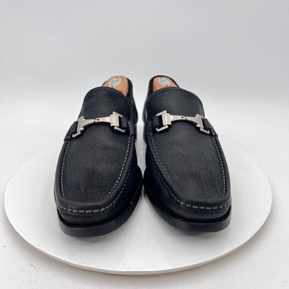 Allen Edmonds Fiesole Men Size 9.5D Waxed Suede Horse Bit Loafer Dress Shoes - Picture 3 of 15